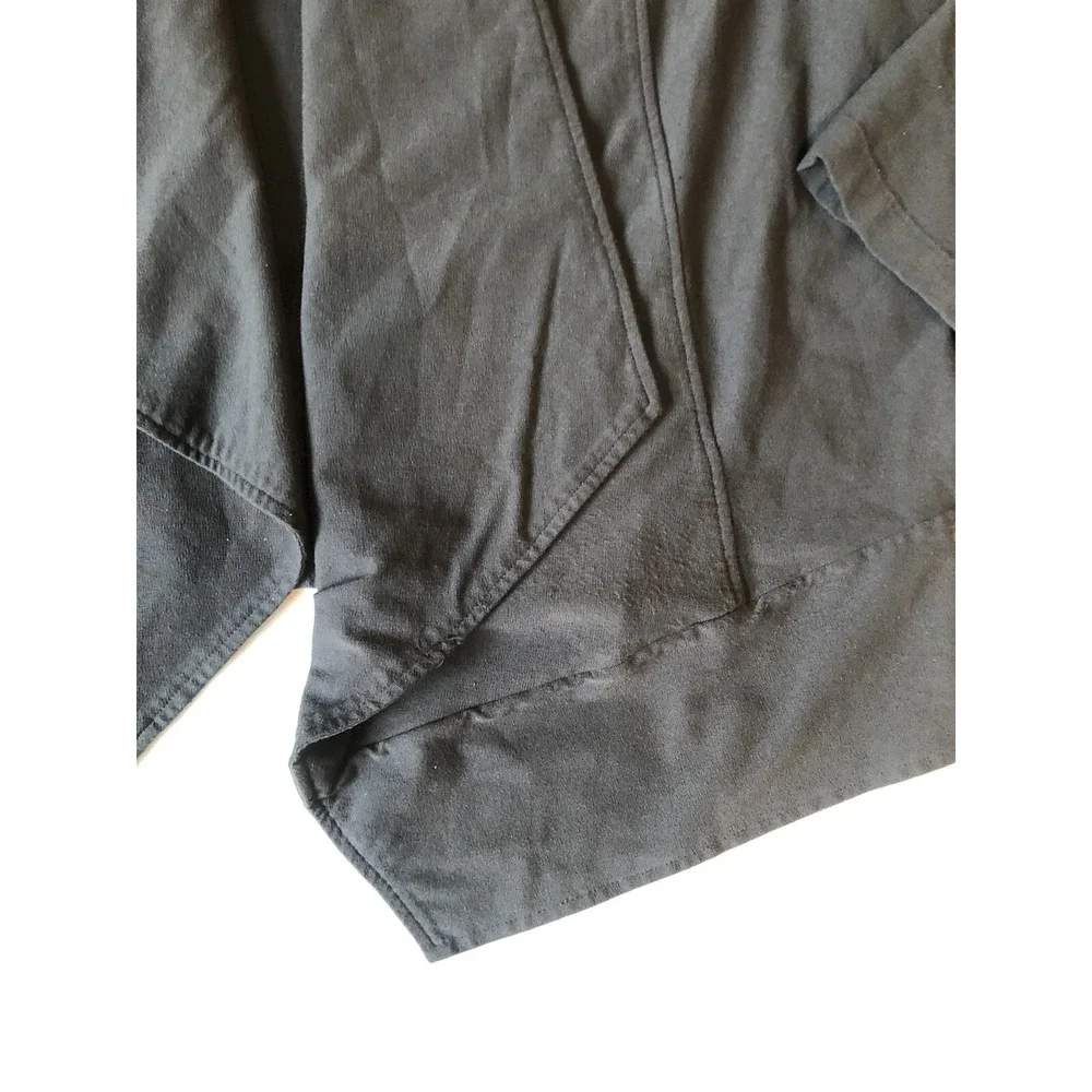 Eileen Fisher Open Front Knit Jacket‎ Cardigan 3X Dark gray Stretch Viscose